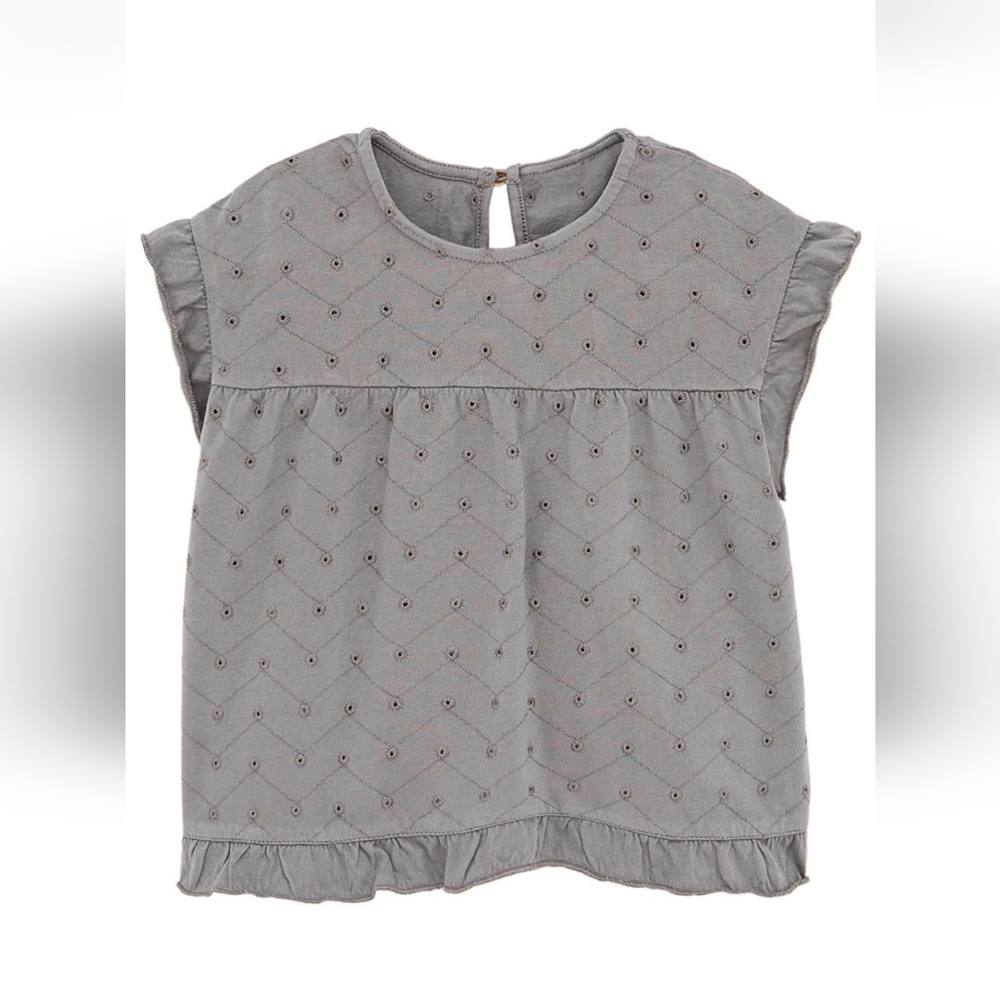Zara Textured Fabric Blouse
